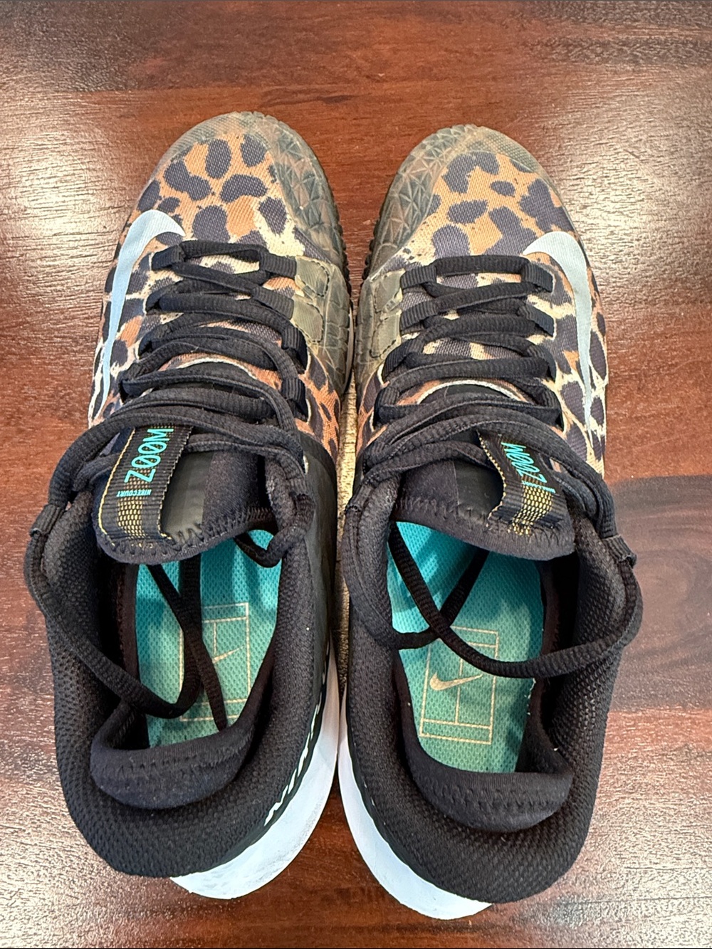 NIKE ZOOM ZERO COURT cheetah print sneakers - Picture 5 of 7